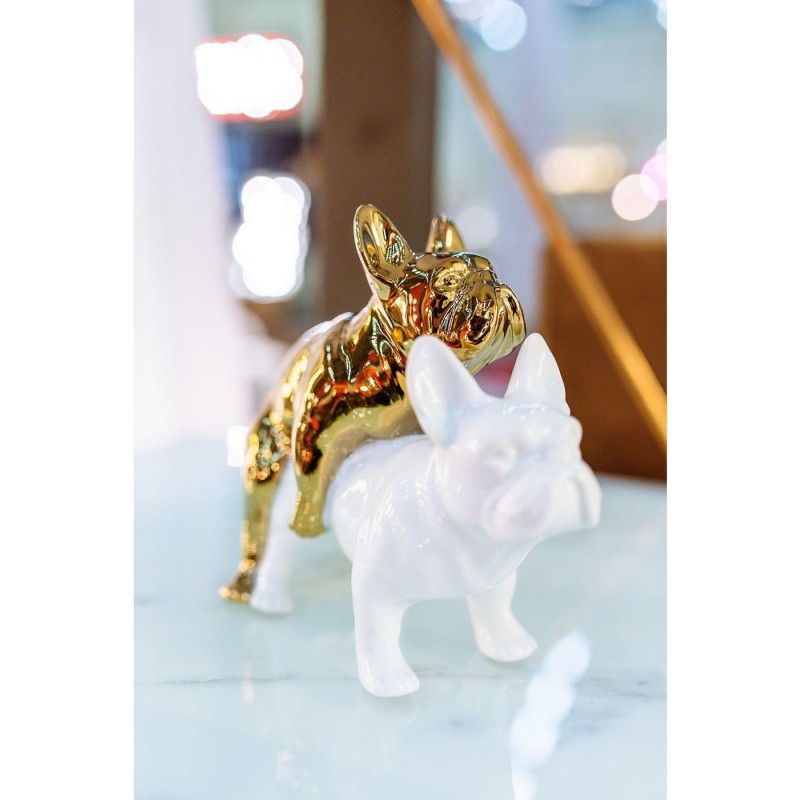 Objet déco love dogs H.17 cm