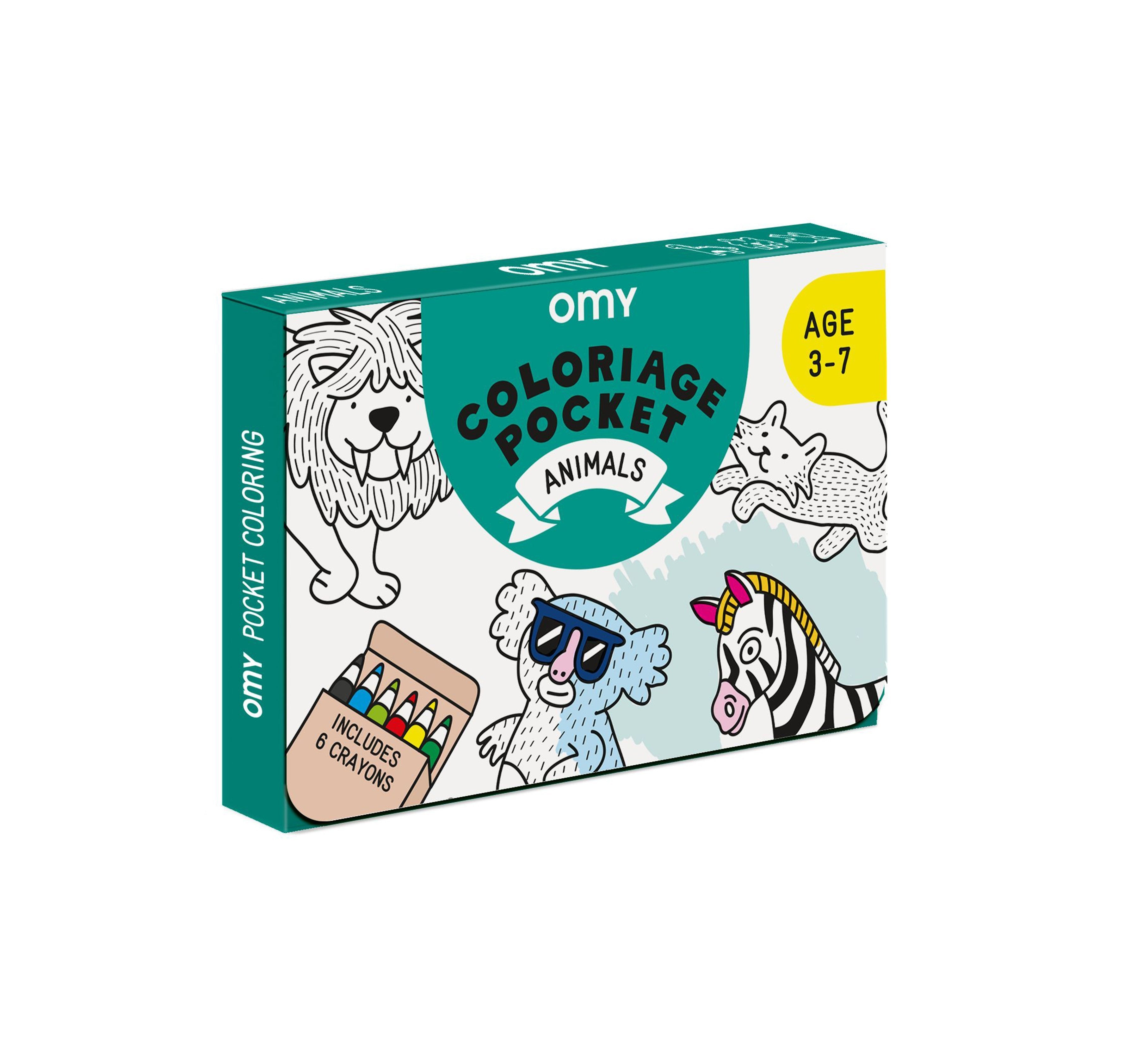 OMY Coloriage pocket - Animals