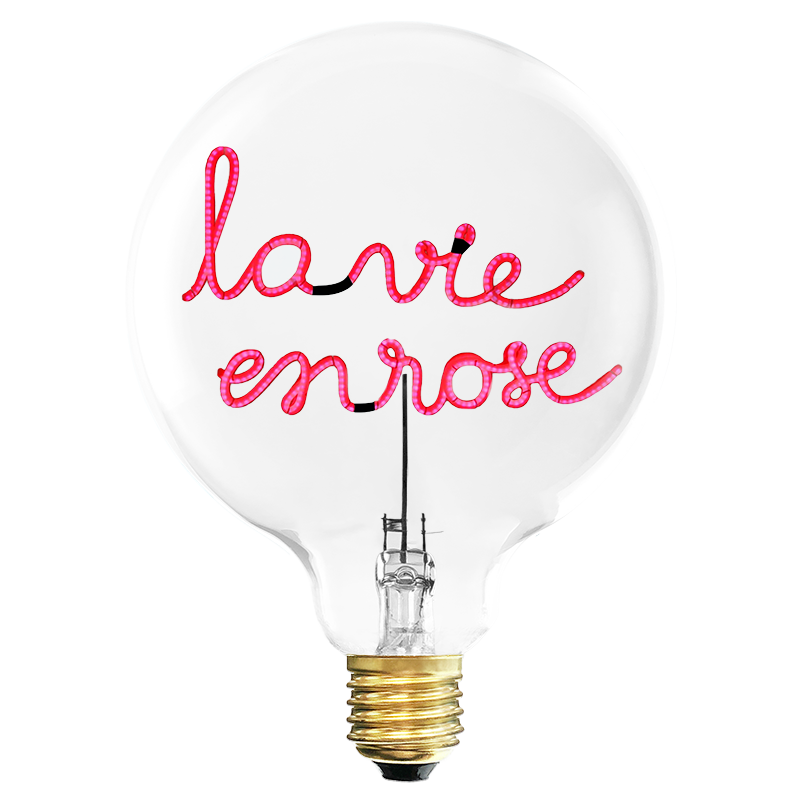 Ampoule la vie en rose