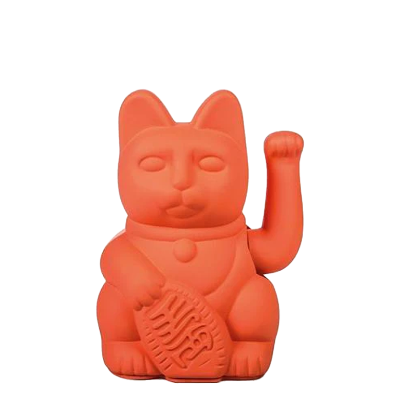 Lucky Cat - néon orange