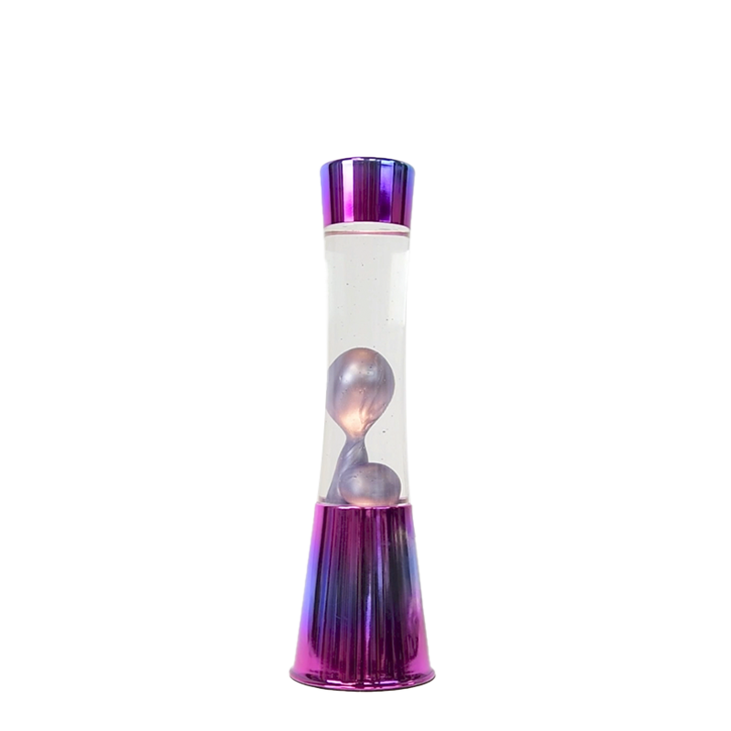 Lampe à lave H.40cm - violet base tie & dye