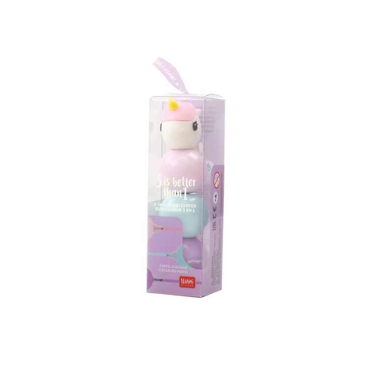 Legami Surligneurs 3 is better than 1 - Unicorn