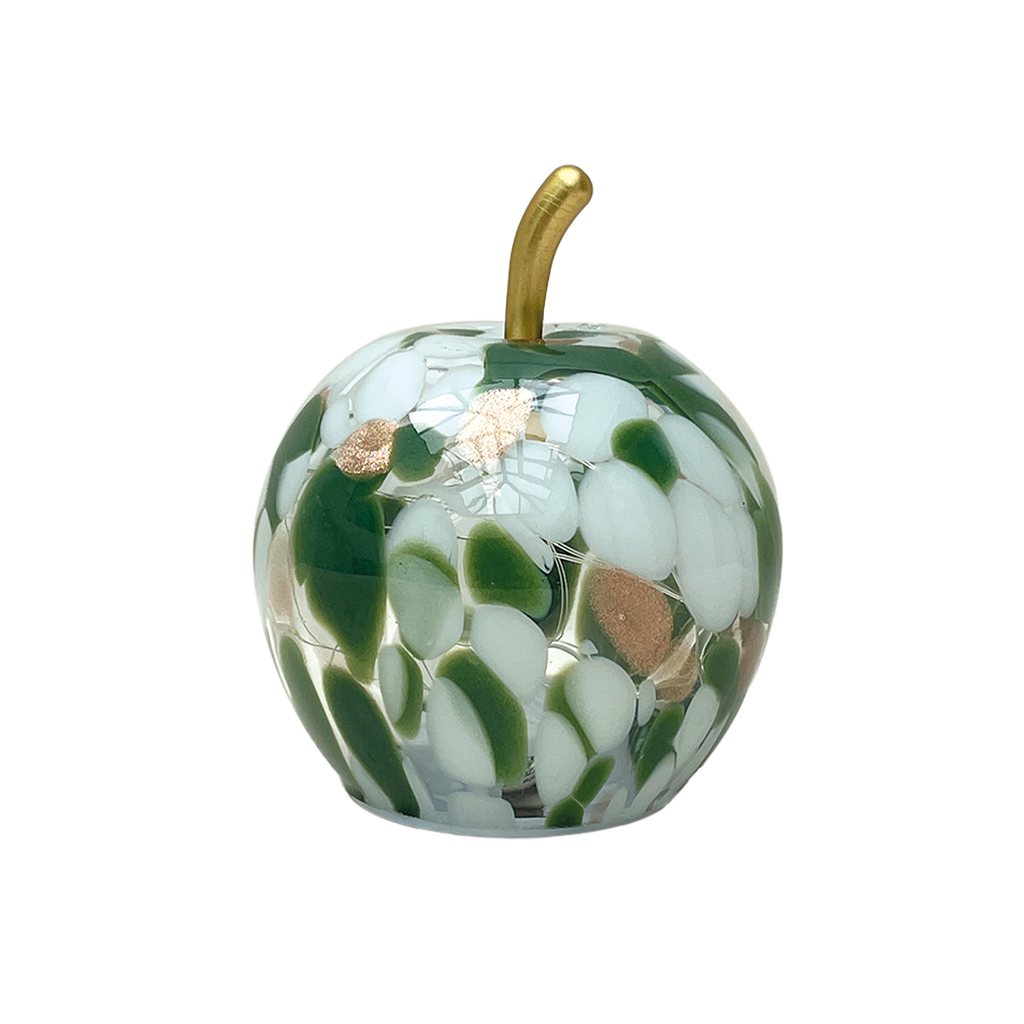 Décoration pomme LED tachetée