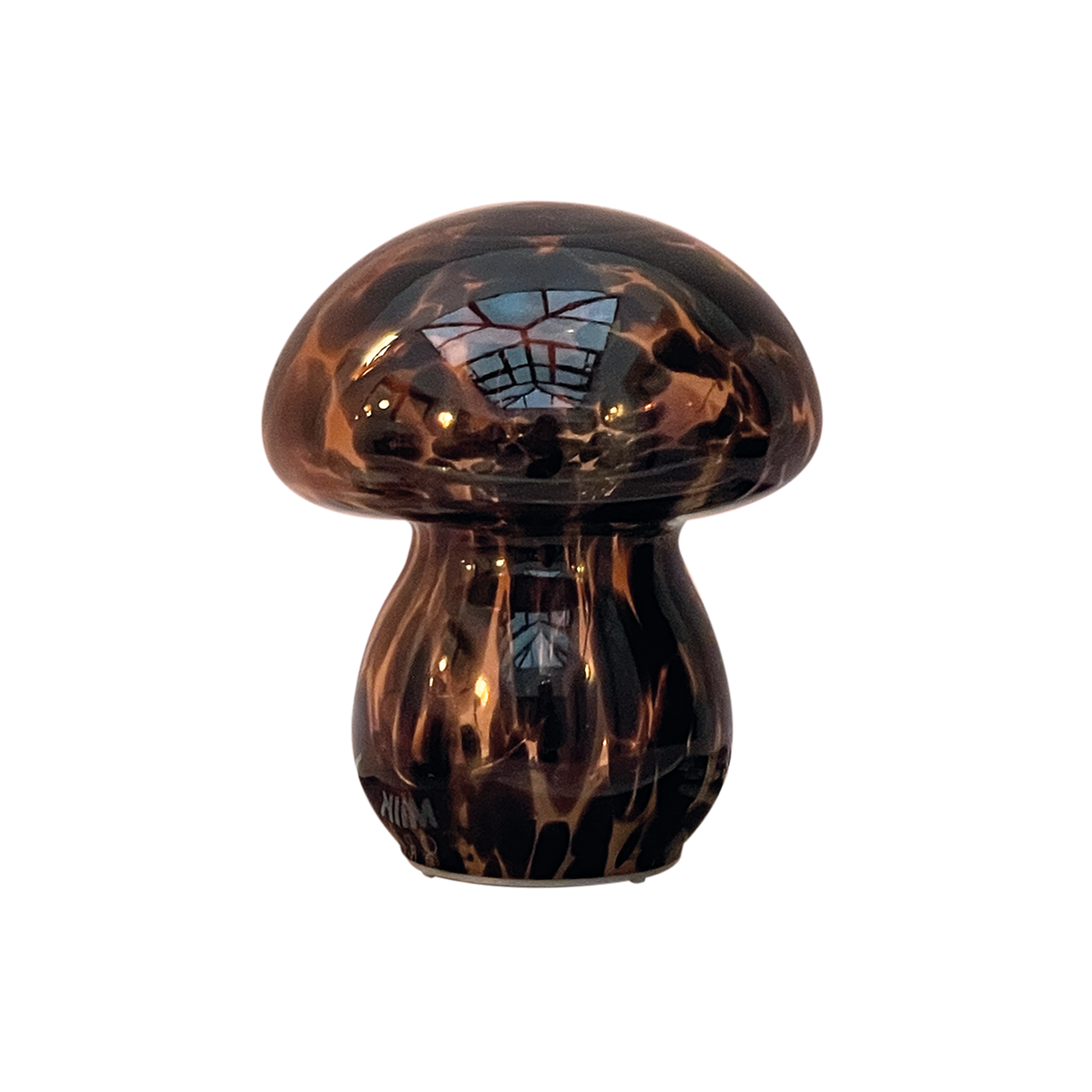 Décoration champignon LED tacheté
