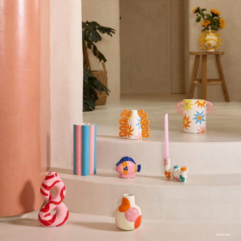 Vase Ricardo h. 19.5 cm - verano vibes