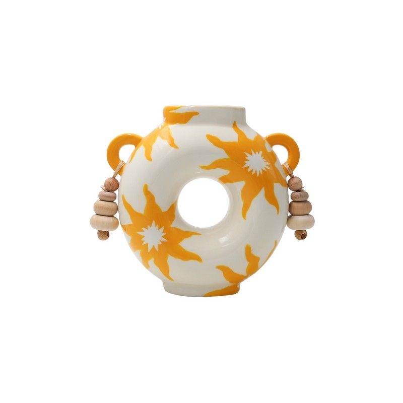 Vase Silvia h. 15.5 cm - golden glow