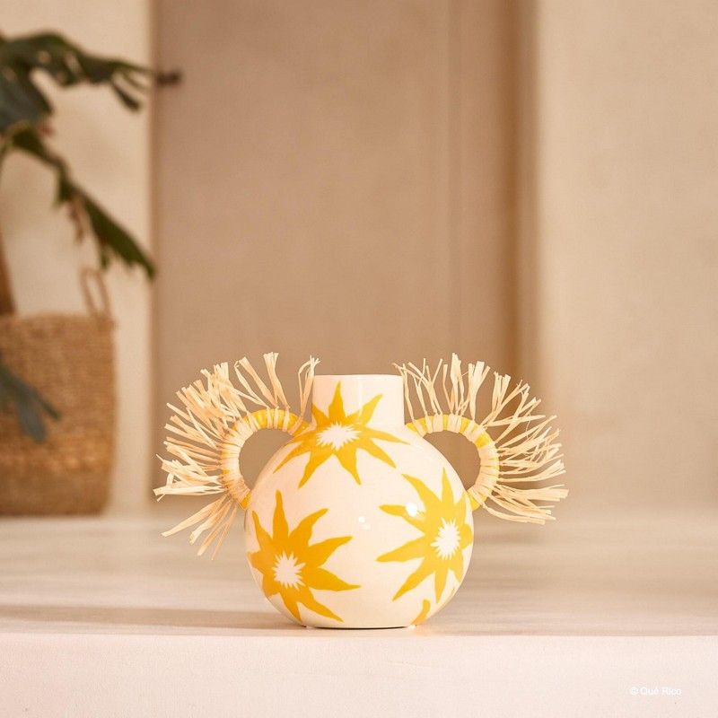 Vase Fernanda h. 17.5 cm - golden glow