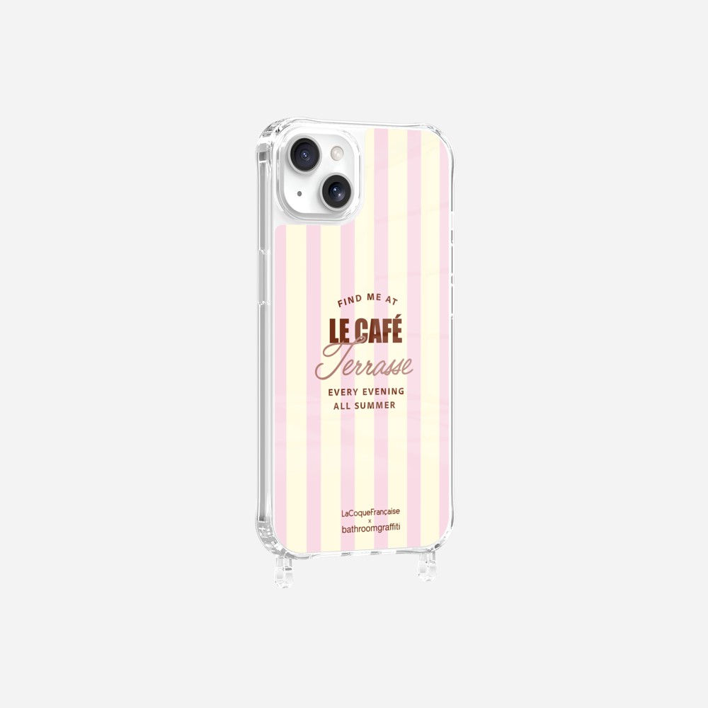 Coque Le Café Terasse La Coque Française x Bathroom Graffiti