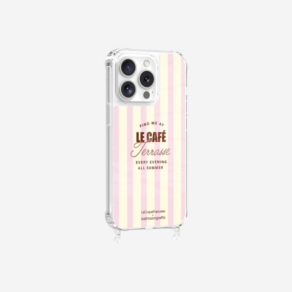 Coque Le Café Terasse La Coque Française x Bathroom Graffiti
