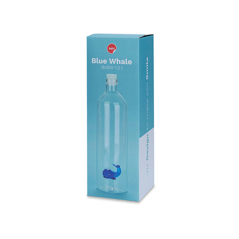 Bouteille - Baleine bleu