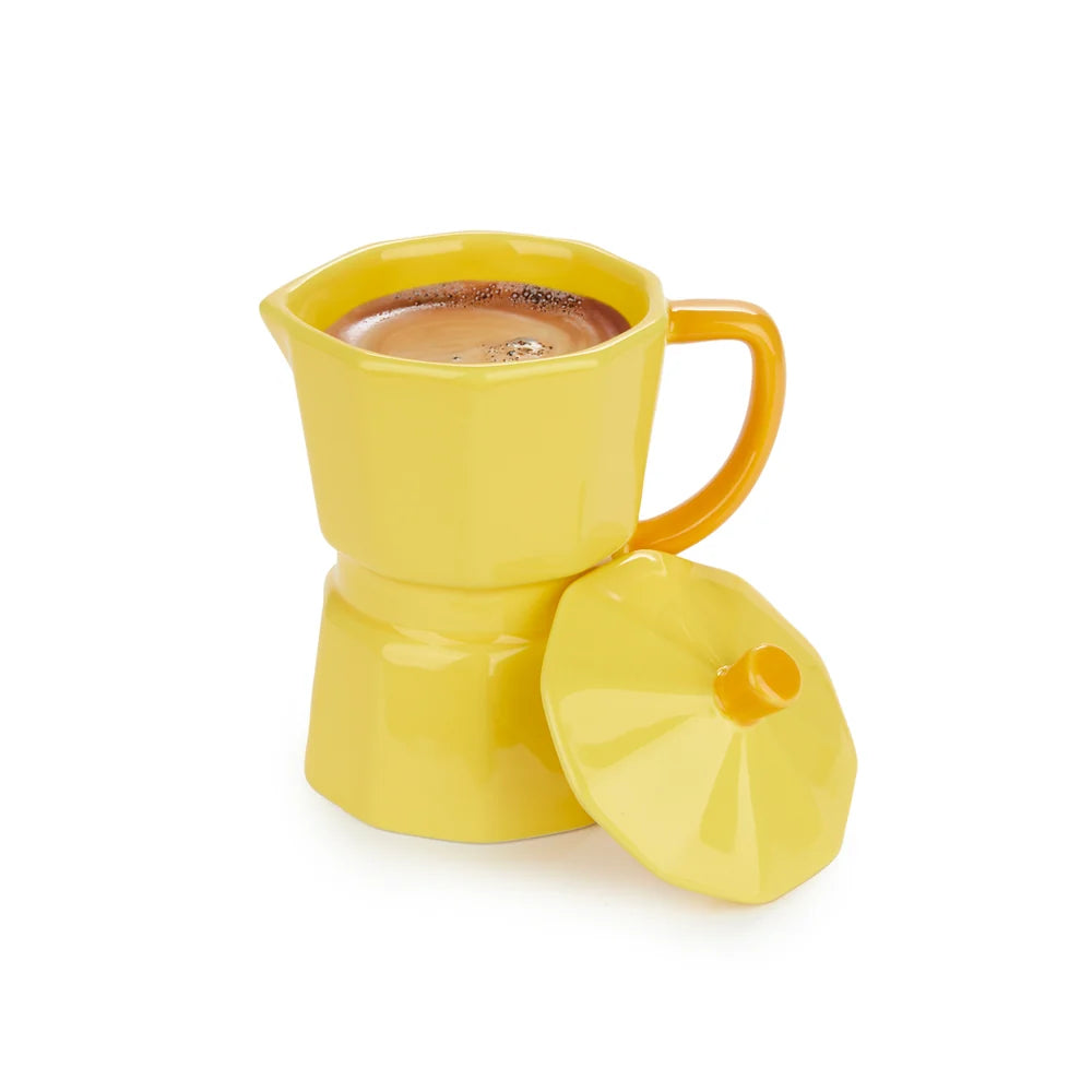 Mug moka avec couvercle