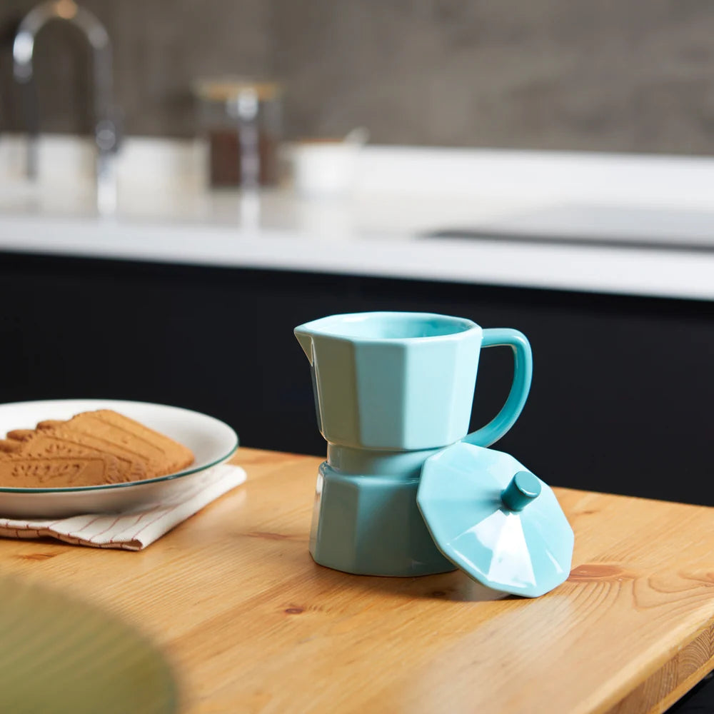Mug moka avec couvercle