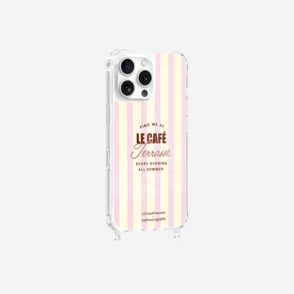 Coque Le Café Terasse La Coque Française x Bathroom Graffiti