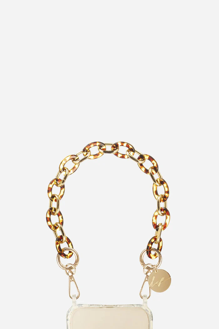 Chaîne courte de téléphone - Cassy écaille