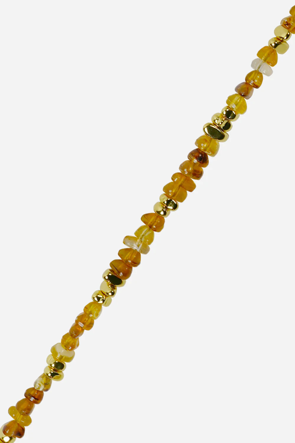 Chaîne de téléphone Liviya - Perles ambre