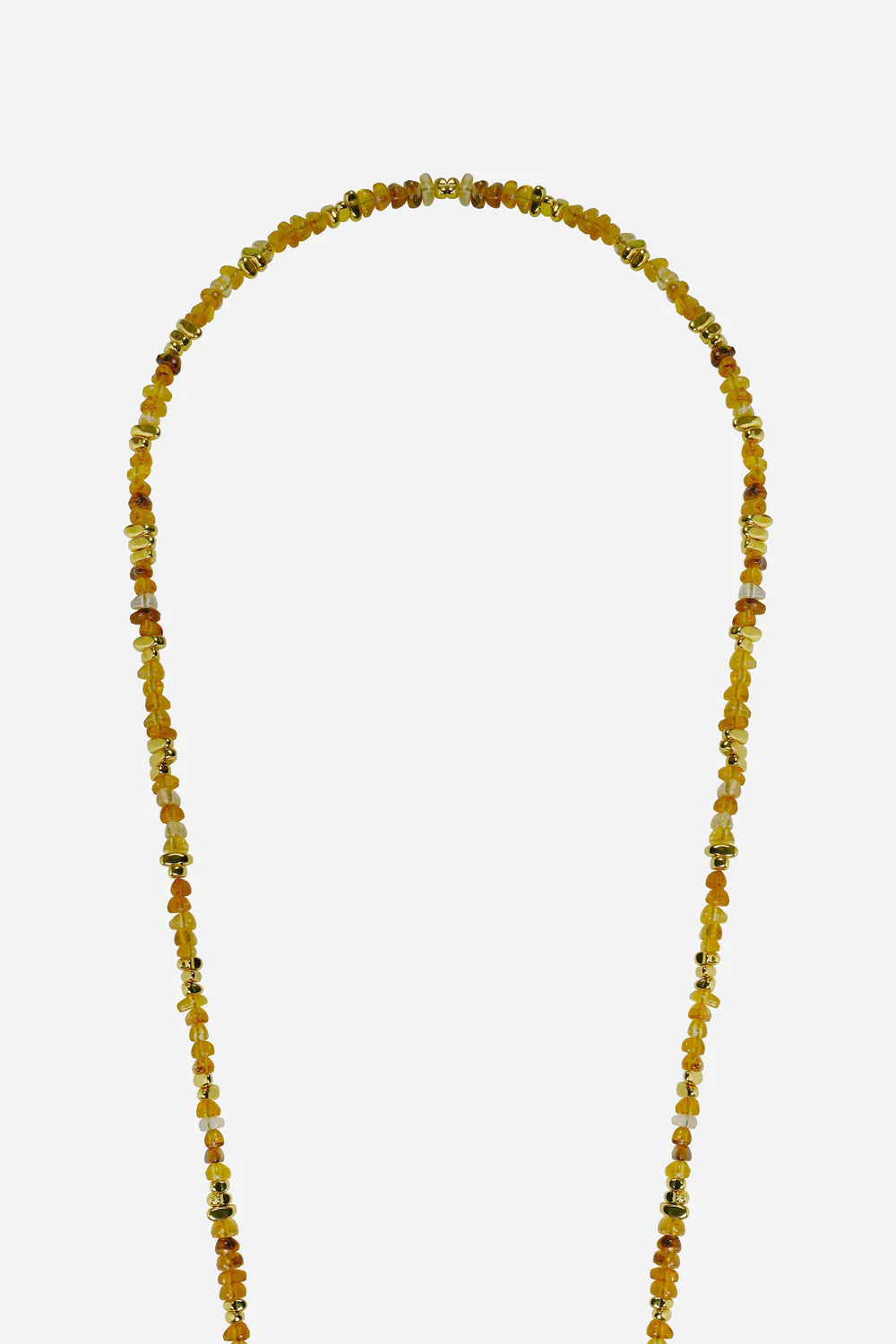 Chaîne de téléphone Liviya - Perles ambre