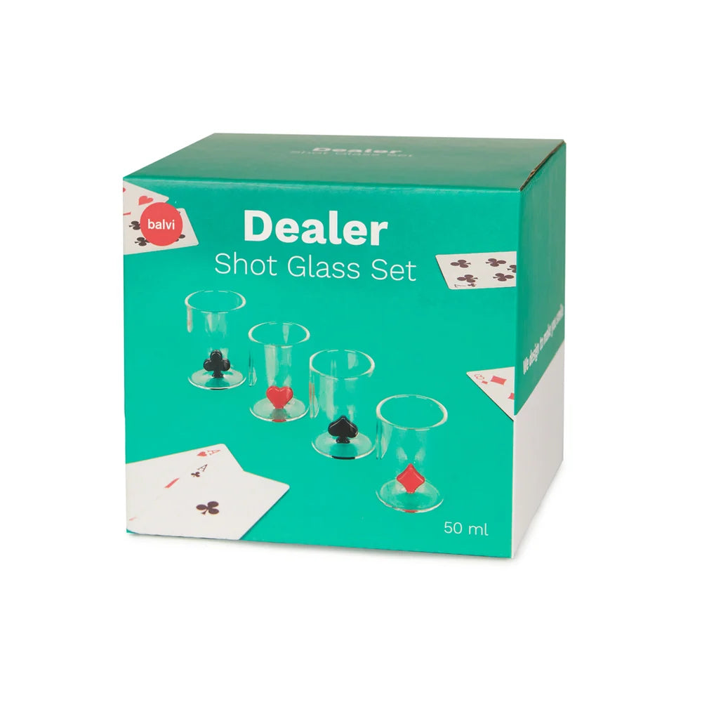 Set 4 verres shooter - dealer