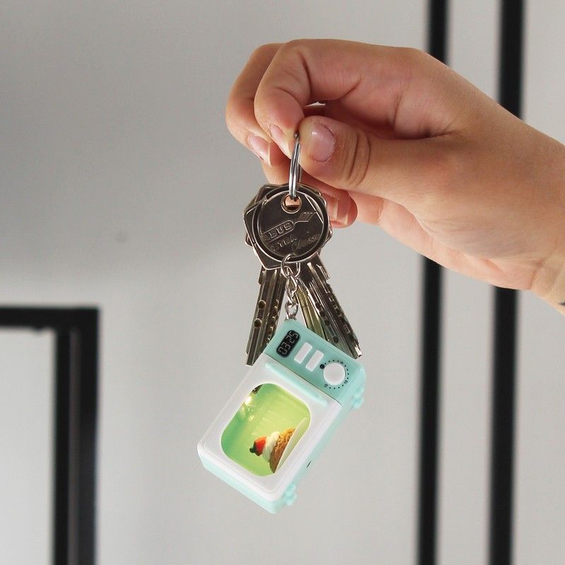Porte clés - mini micro-ondes
