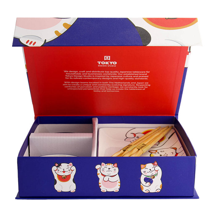 Coffret sushis - Kawaii Lucky Cat