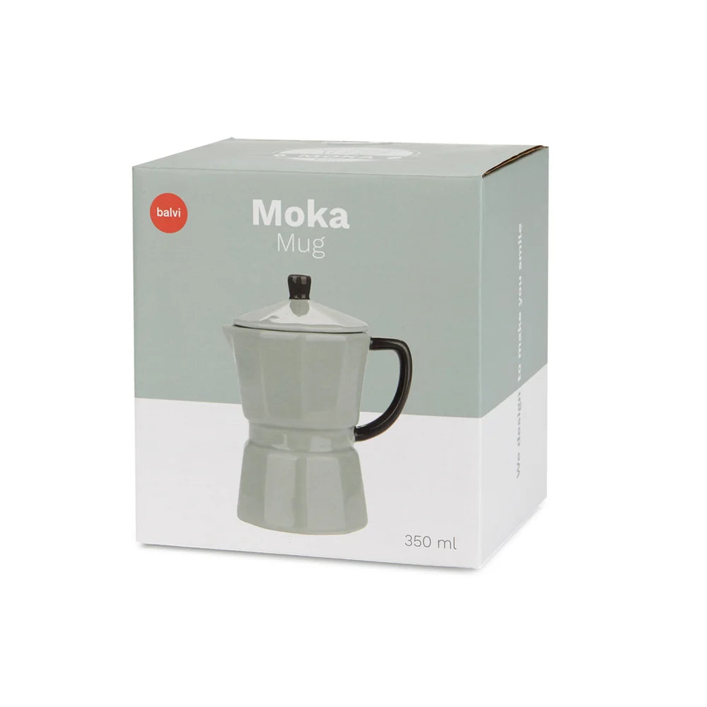 Mug moka avec couvercle