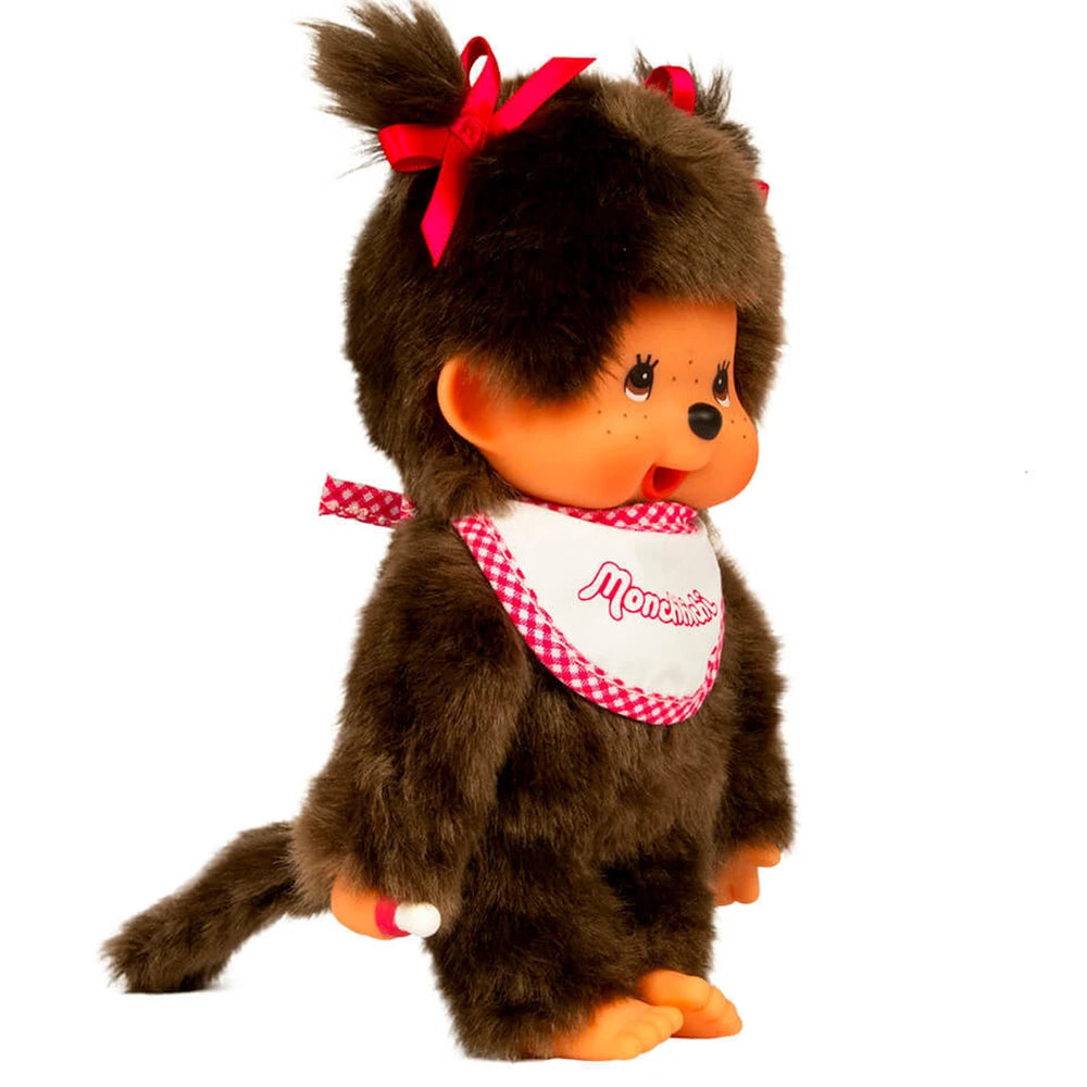 Peluche Monchhichi Girl White pink