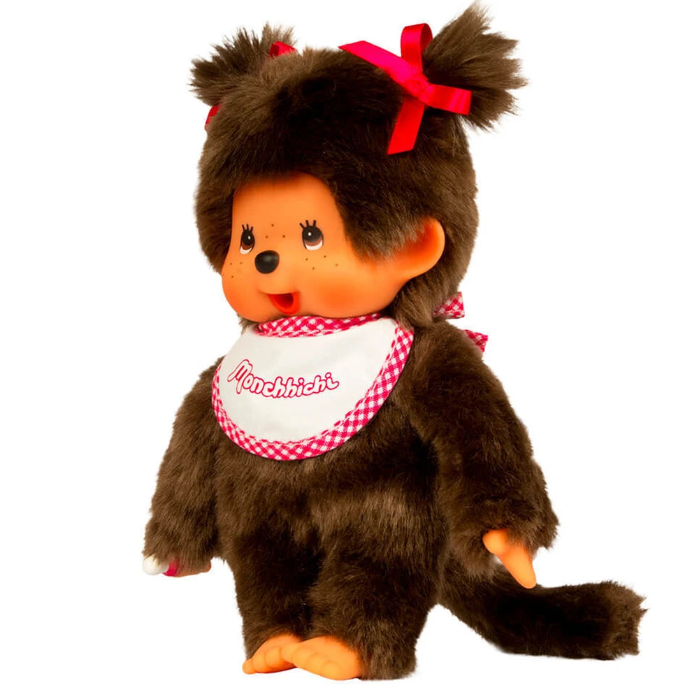 Peluche Monchhichi Girl White pink