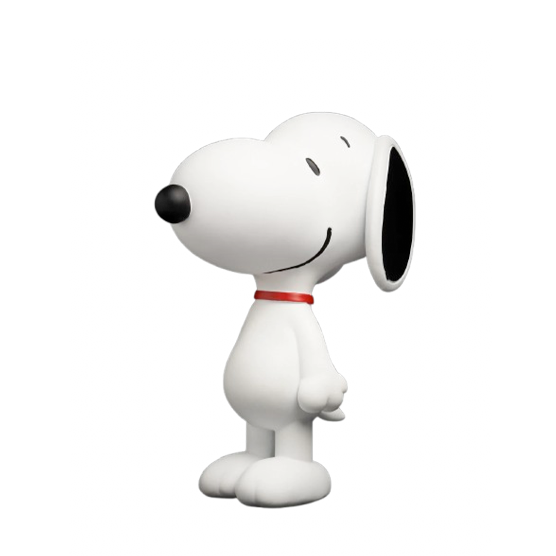 Statue Snoopy 25cm standing - Blanc