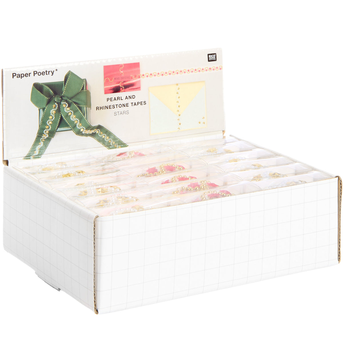 Rouleau autocollants perles