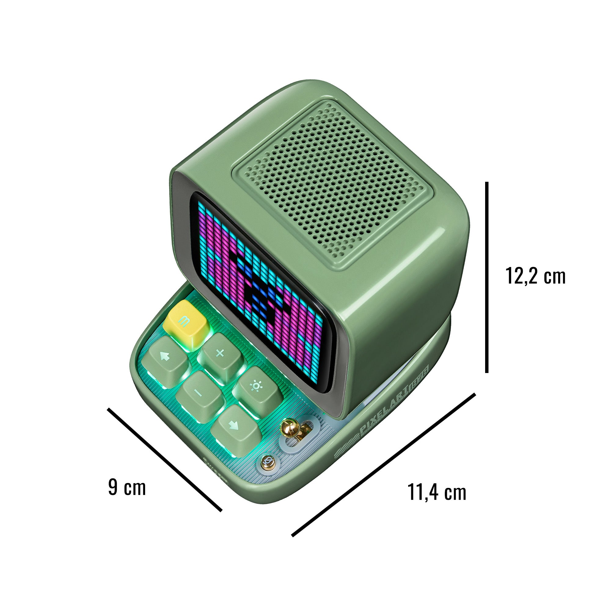 Enceinte + Micro Bluetooth avec Ecran - Ditoo Mic Vert