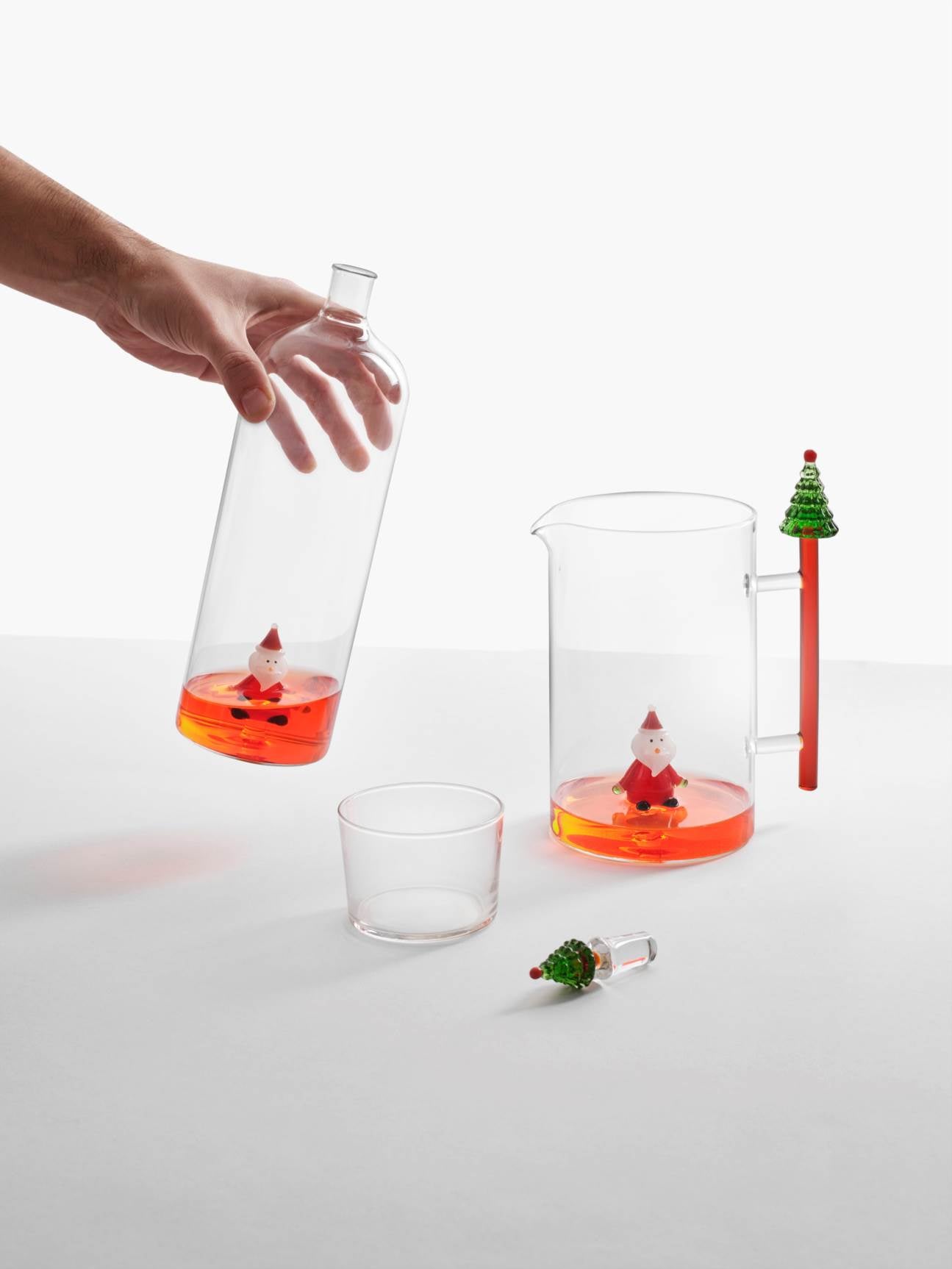 Ichendorf Carafe Xmas Tales - Sapin & Santa Claus