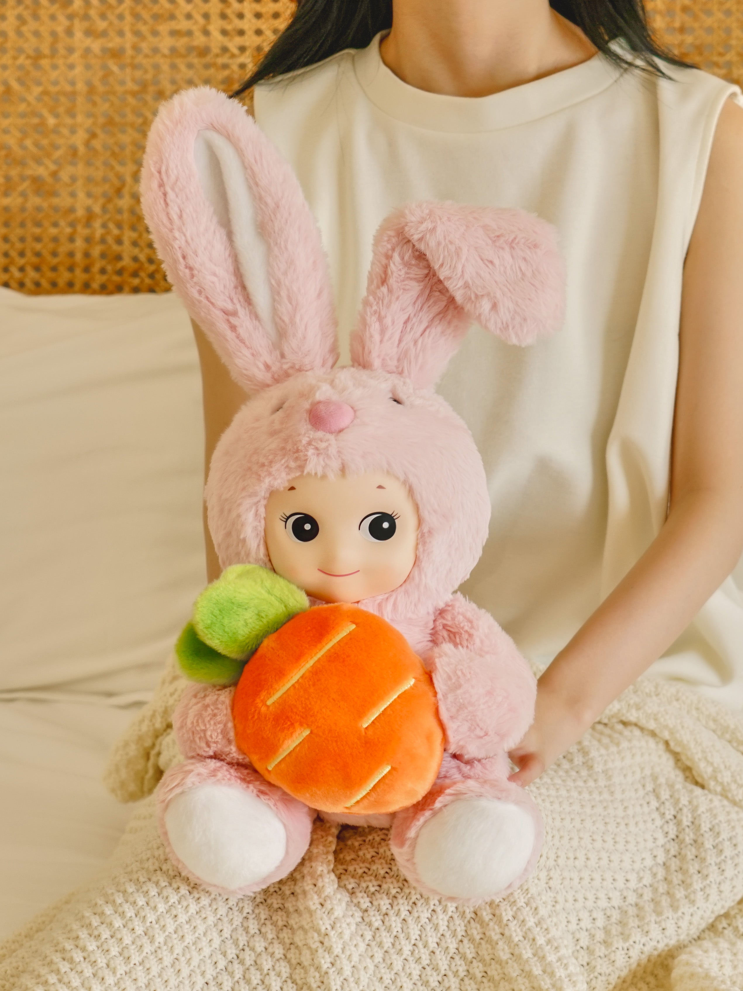 Sonny Angel - Peluche lapin rose