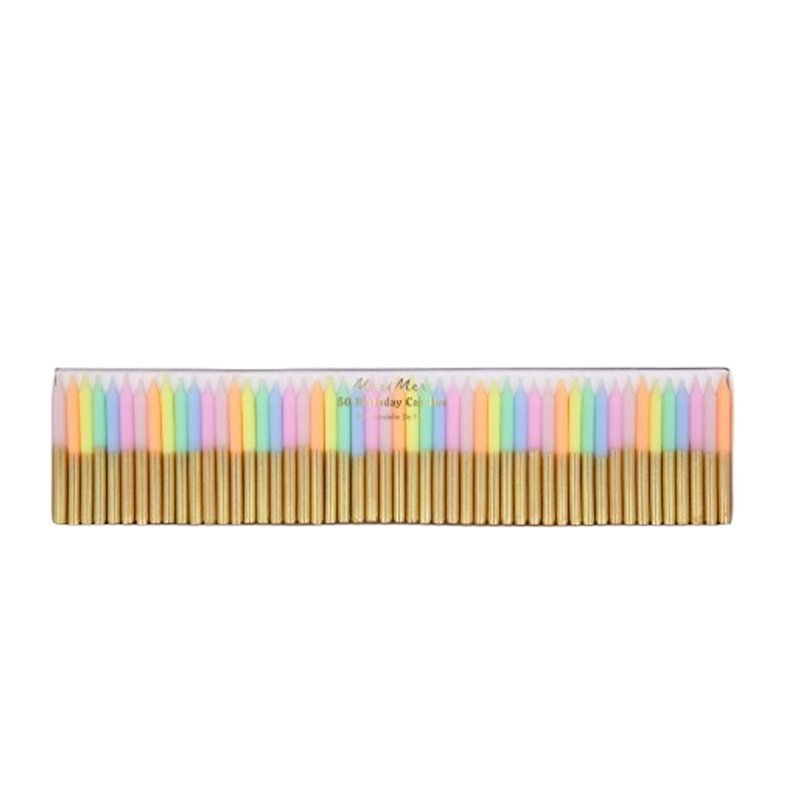 50 Mini Bougies  - Pastels