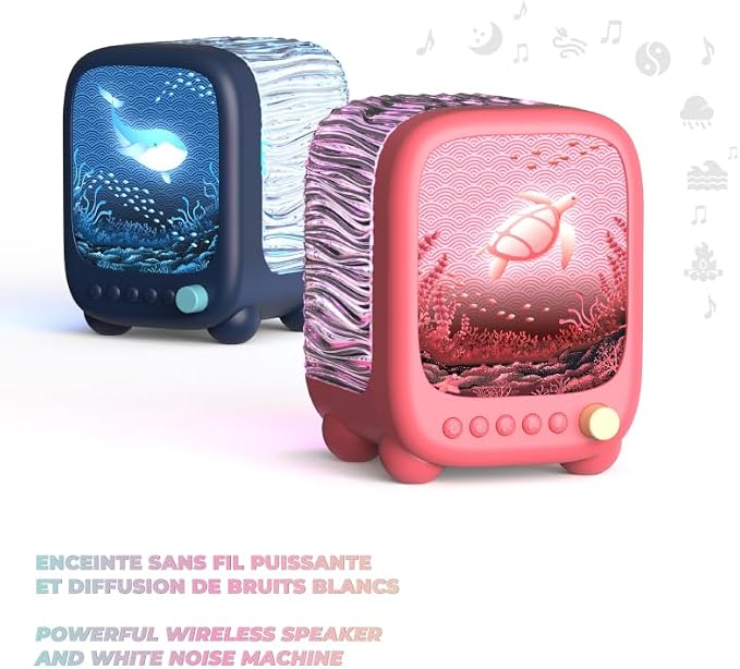 Veilleuse et enceinte Wavy Light