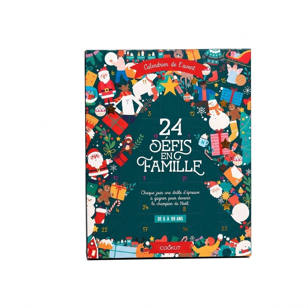 Cookut Calendrier de l'Avent 24 défis en famille