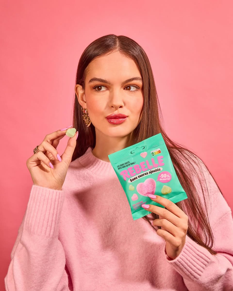 Bonbons cœurs Fluffy sans sucre