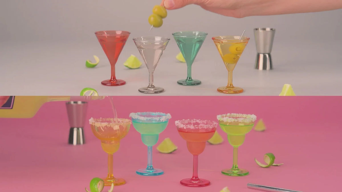 Set 4 verres shooter - Dry cocktail