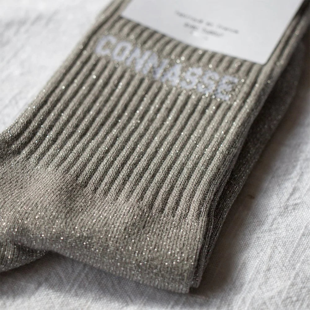 Chaussettes Félicie Aussi à paillettes - connasse 36/40