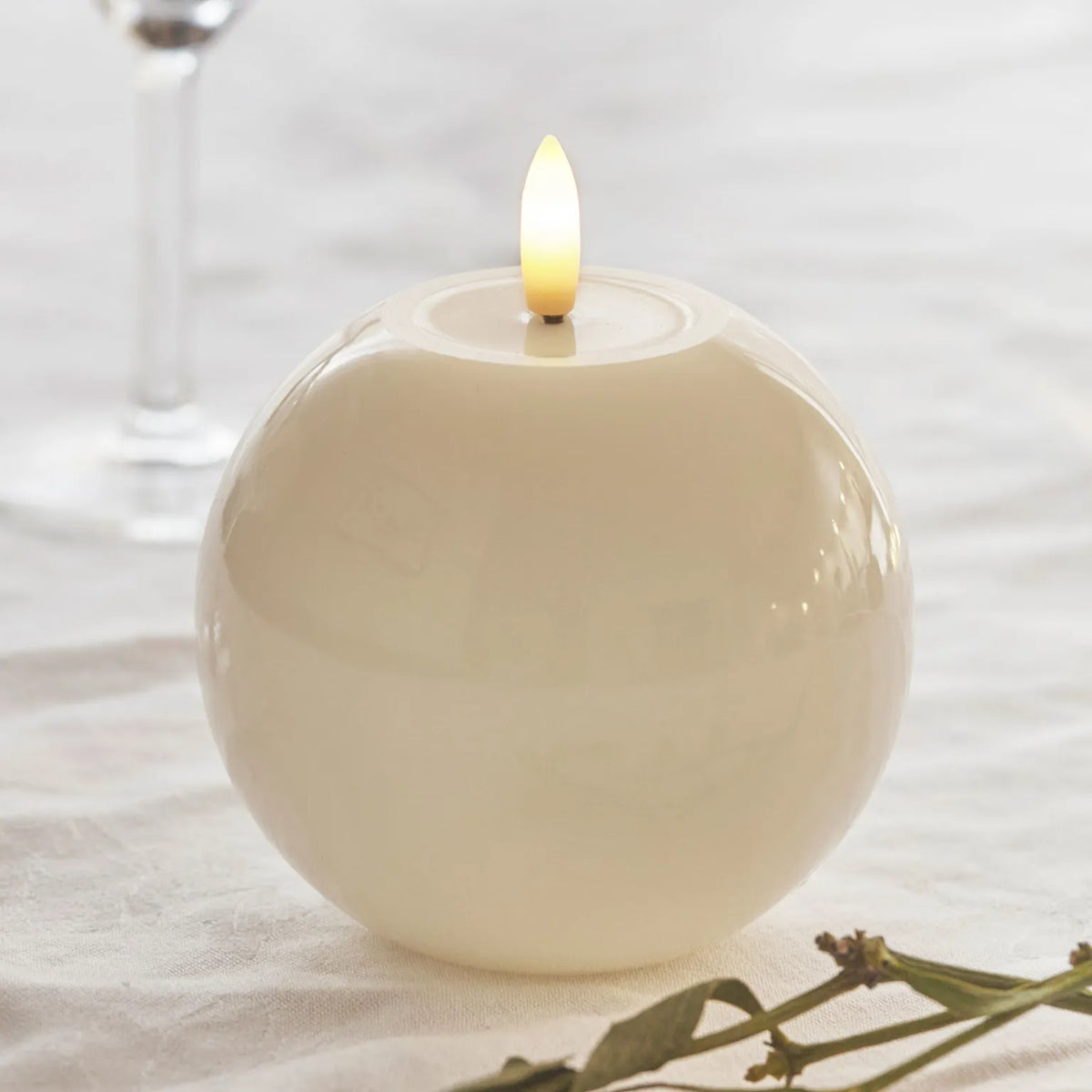 Sirius lacquer - bougie led boule