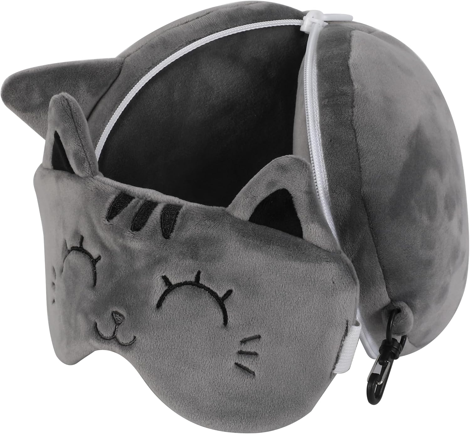 Oreiller avec masque de sommeil