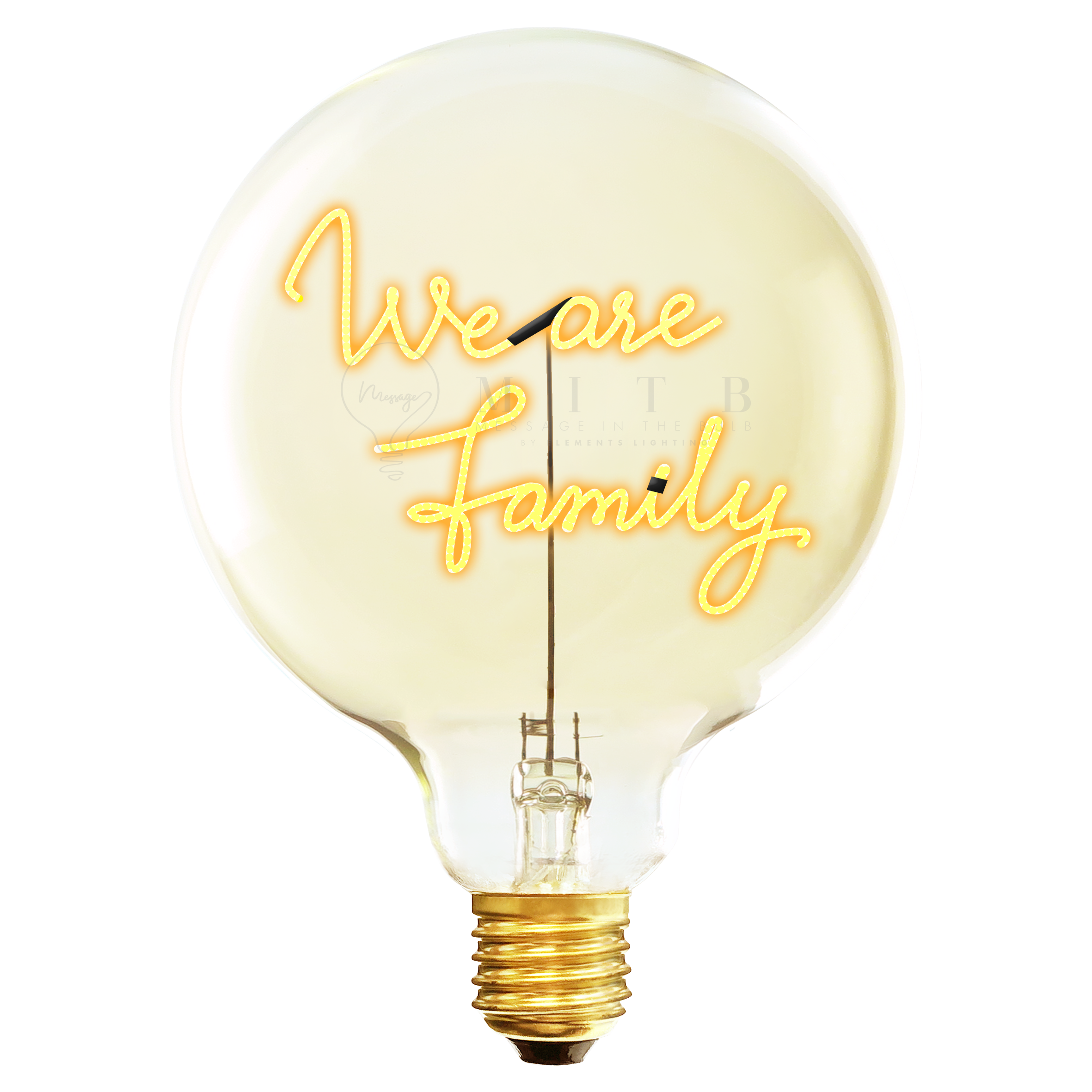 Ampoule We are family / H 17 cm