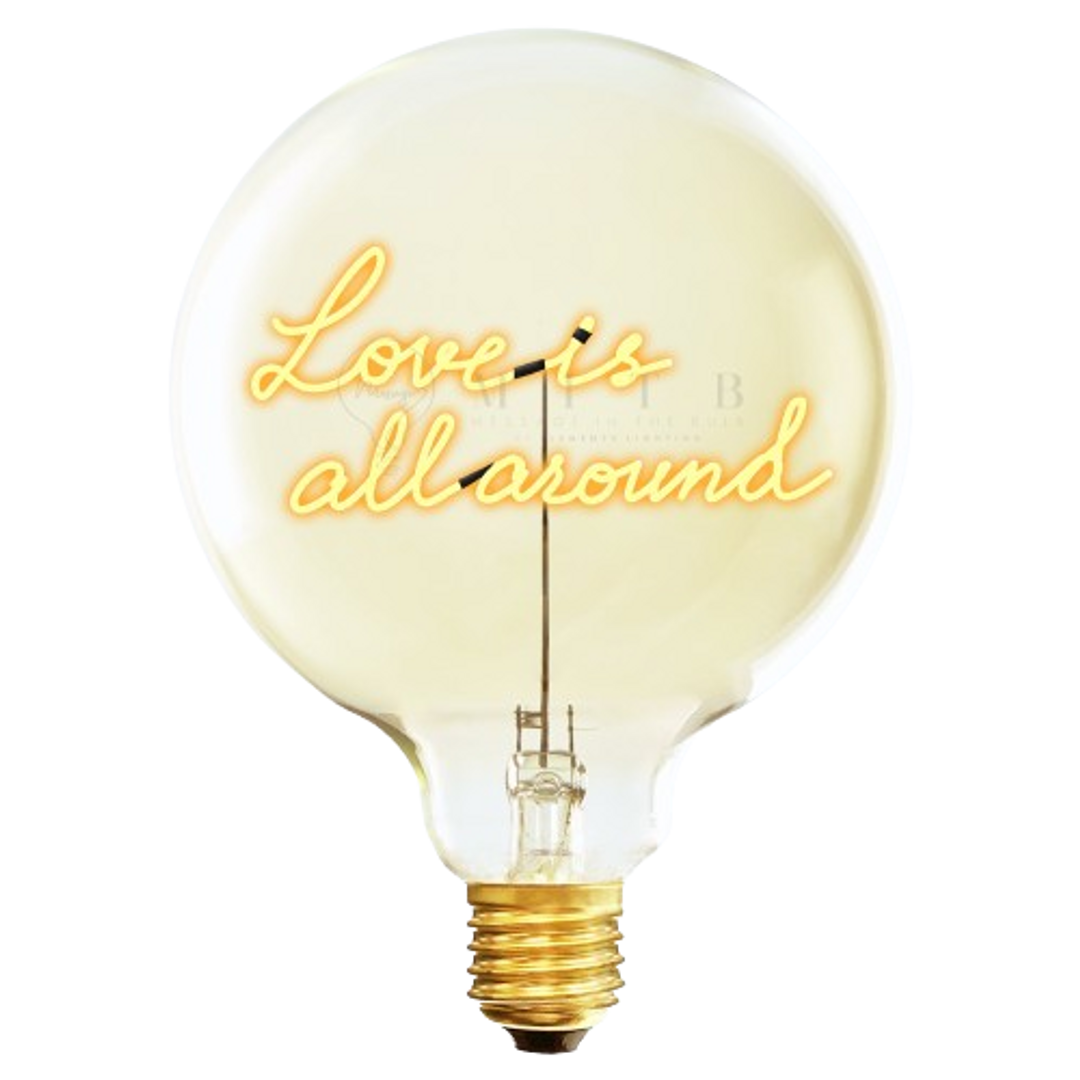 Ampoule Love is all around ambre
