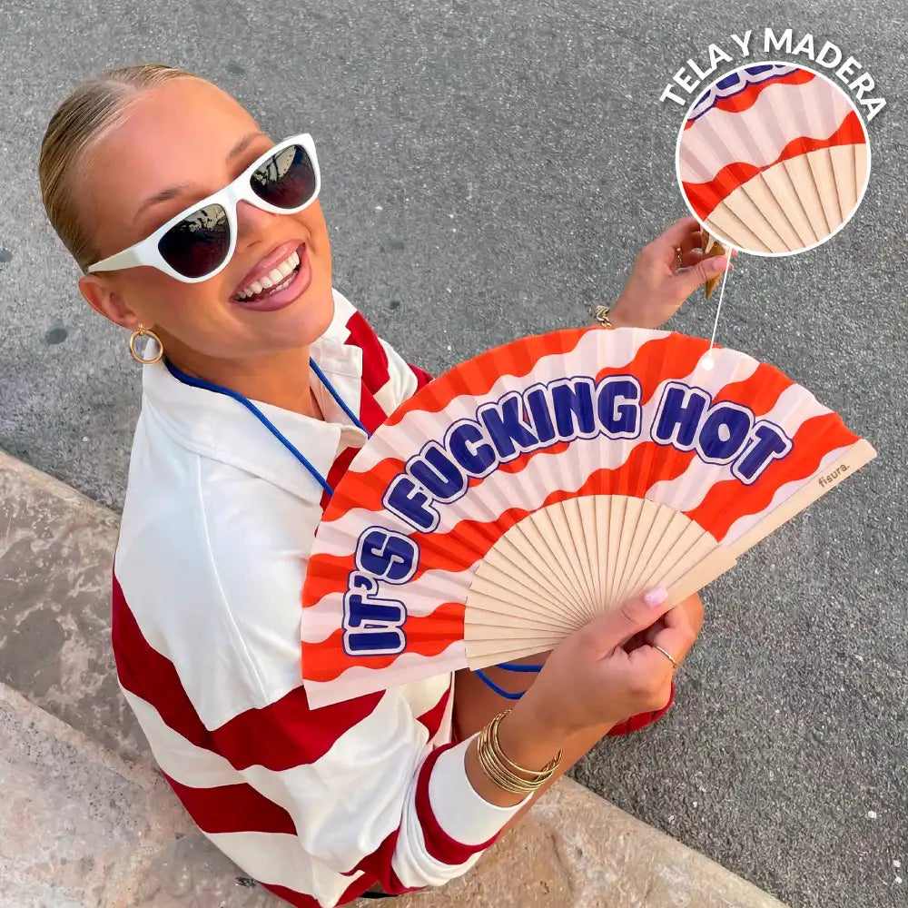 Éventail pailleté  - It's Fucking Hot