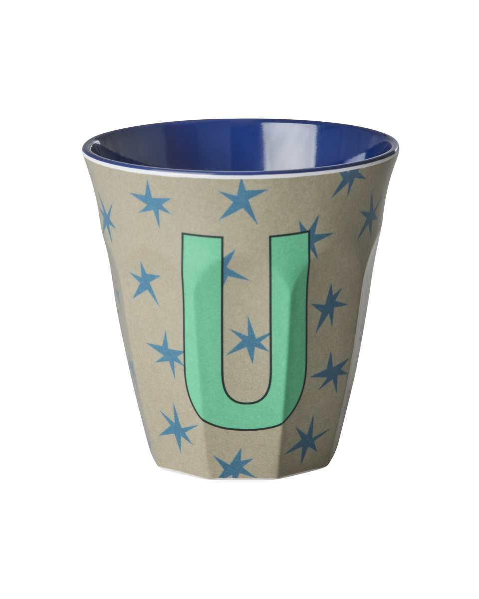 Gobelet Lettre mélamine Stars