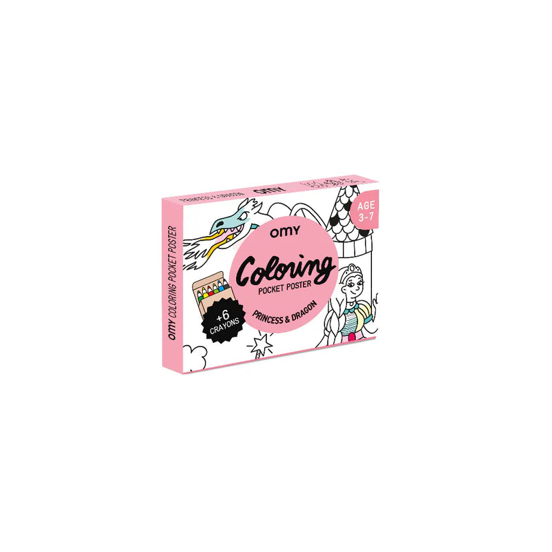 OMY Coloriage pocket - Unicorn