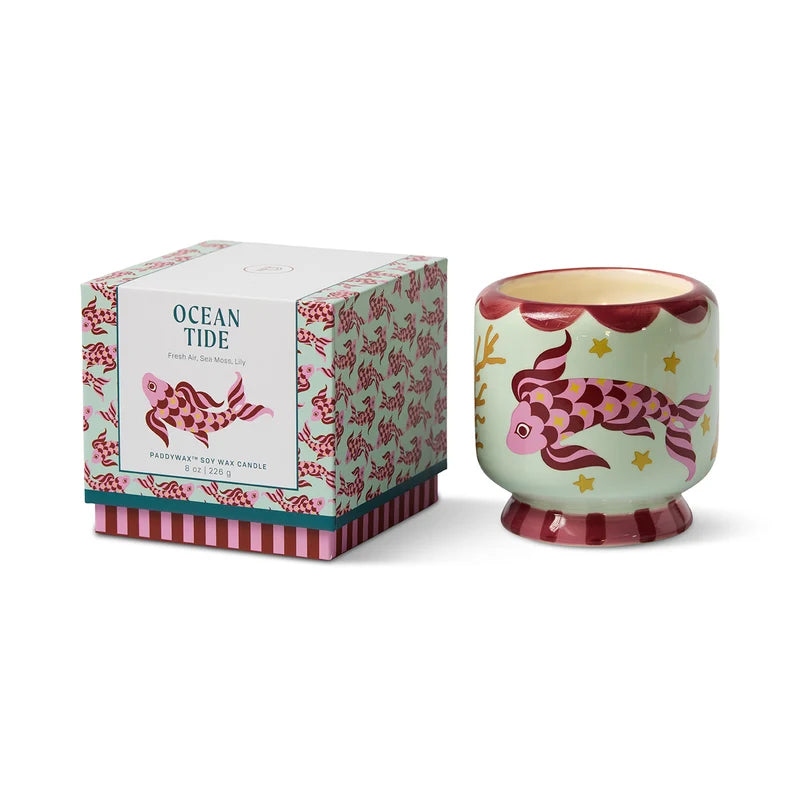 Bougie parfumée Adopo Koi Fish - Sel marin et Sauge