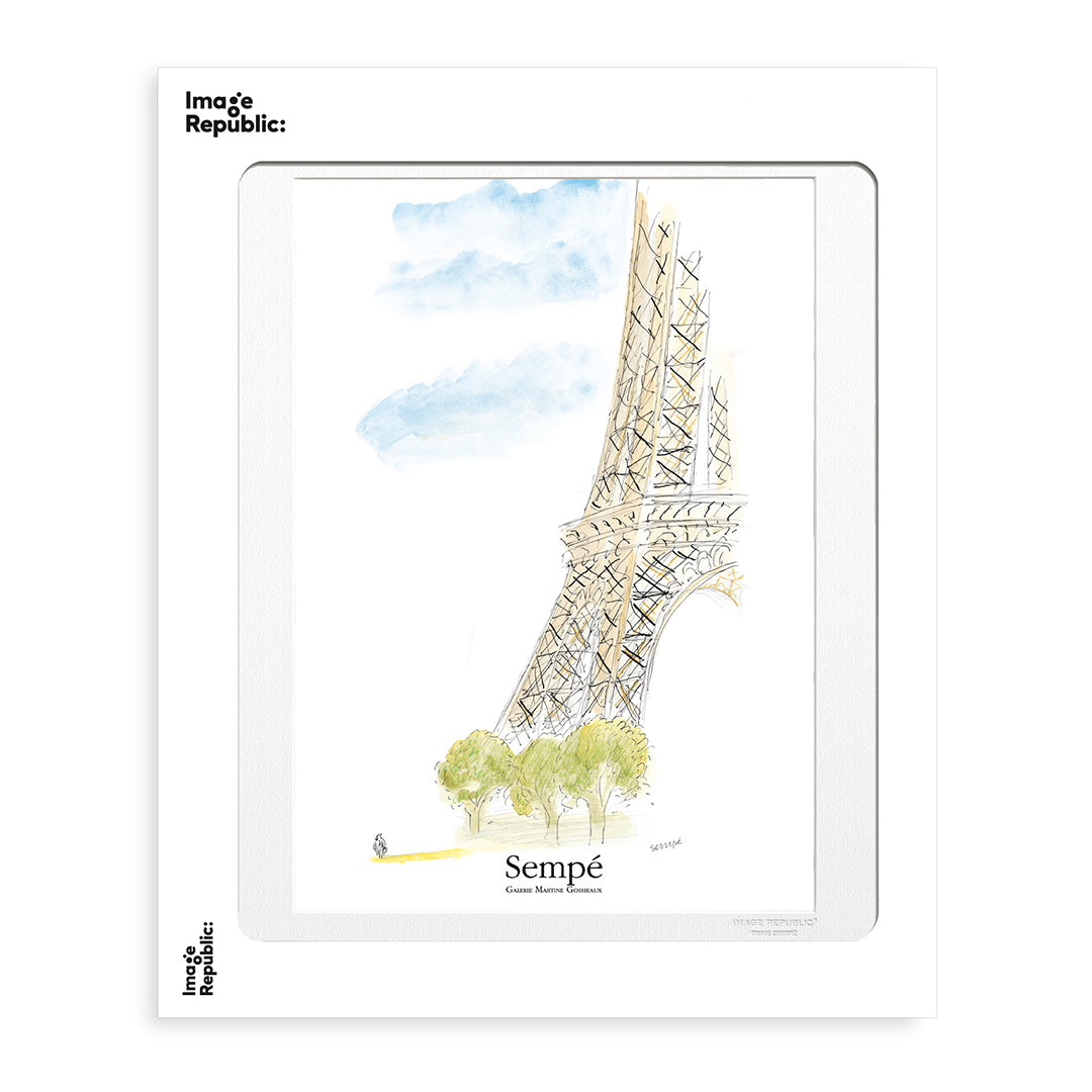 Affiche Sempé - Tour Eiffel