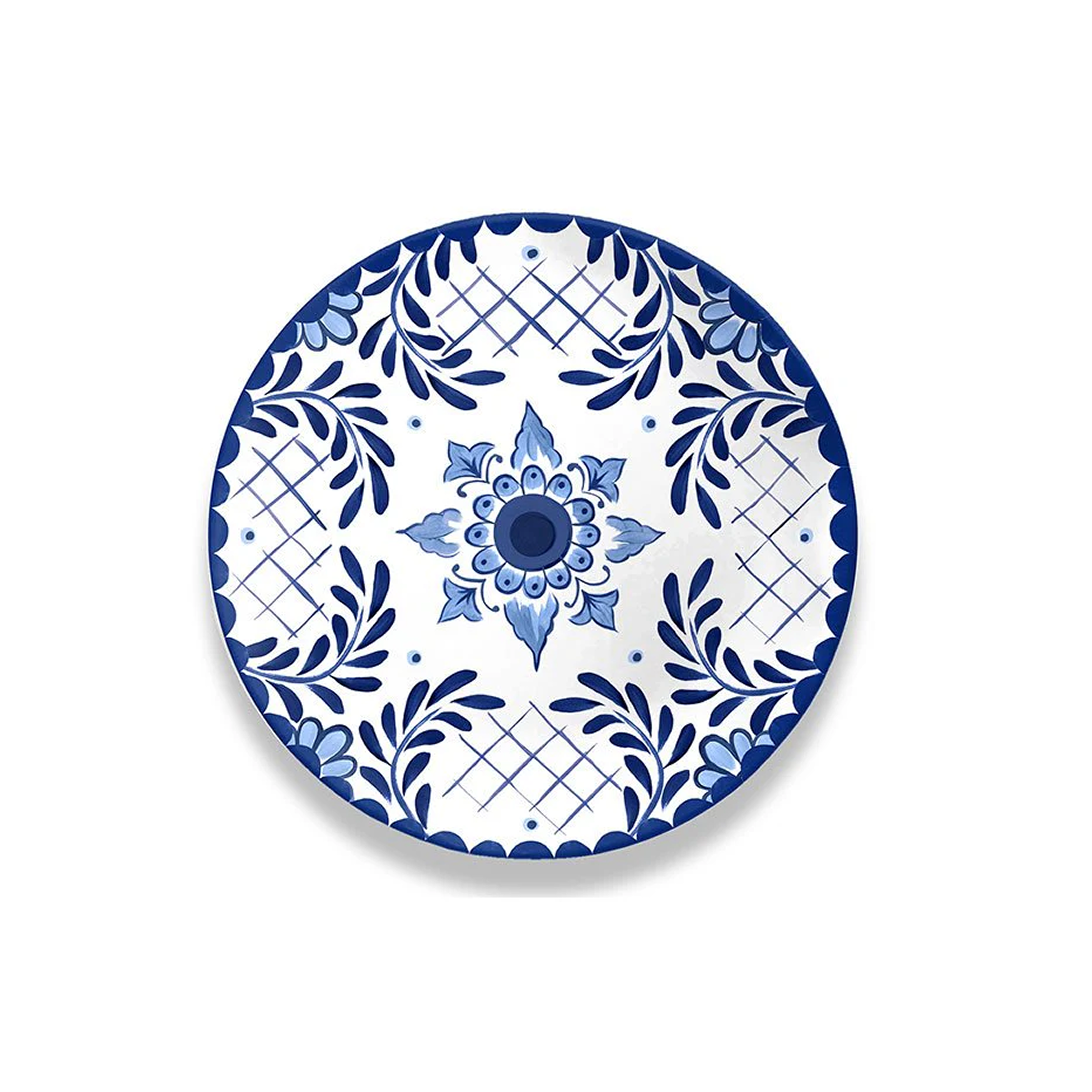 Assiette plate mélamine Ø26.5 cm - Santorini.