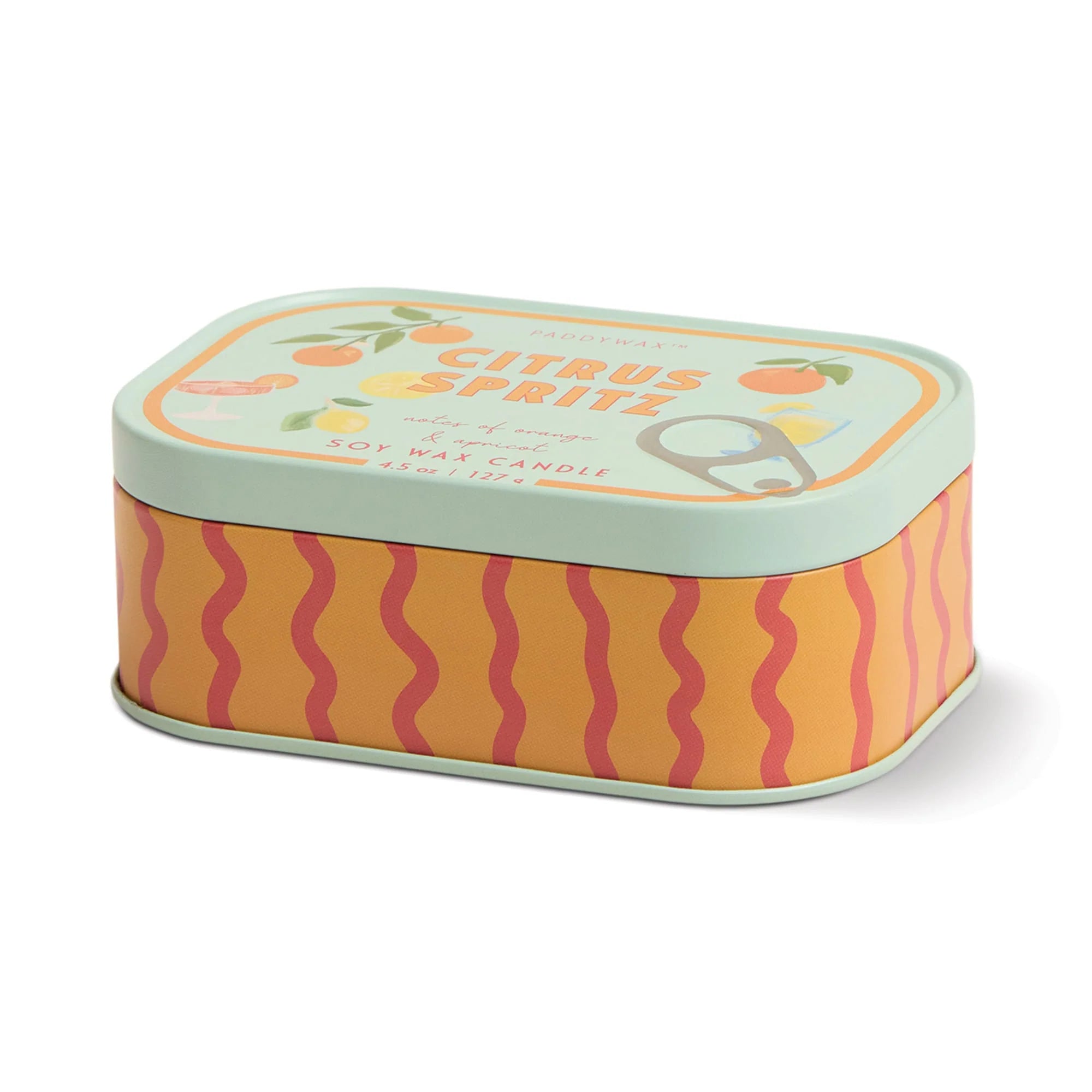 Bougie parfumée Bistro Tin - Orange citrus spritz