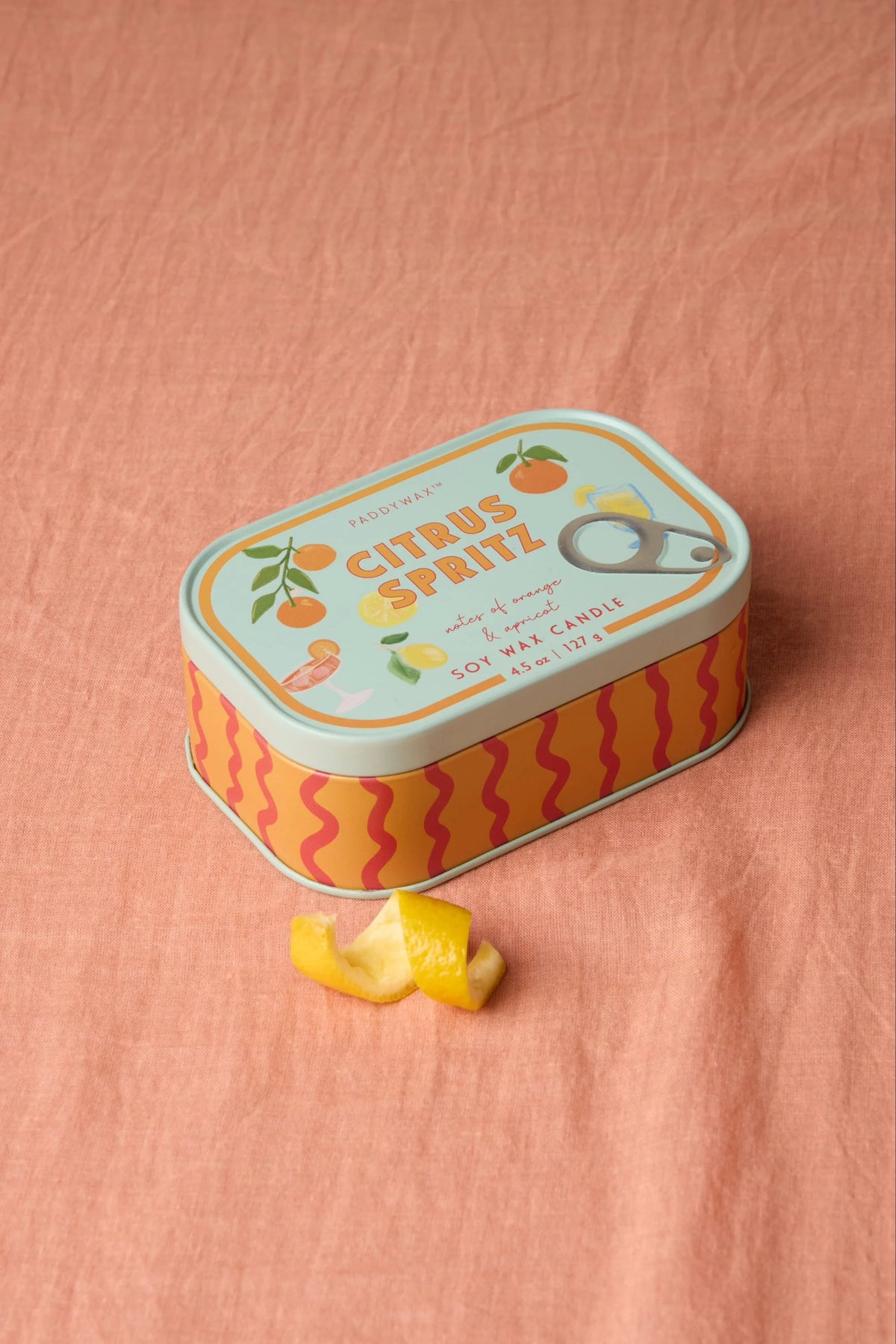 Bougie parfumée Bistro Tin - Orange citrus spritz