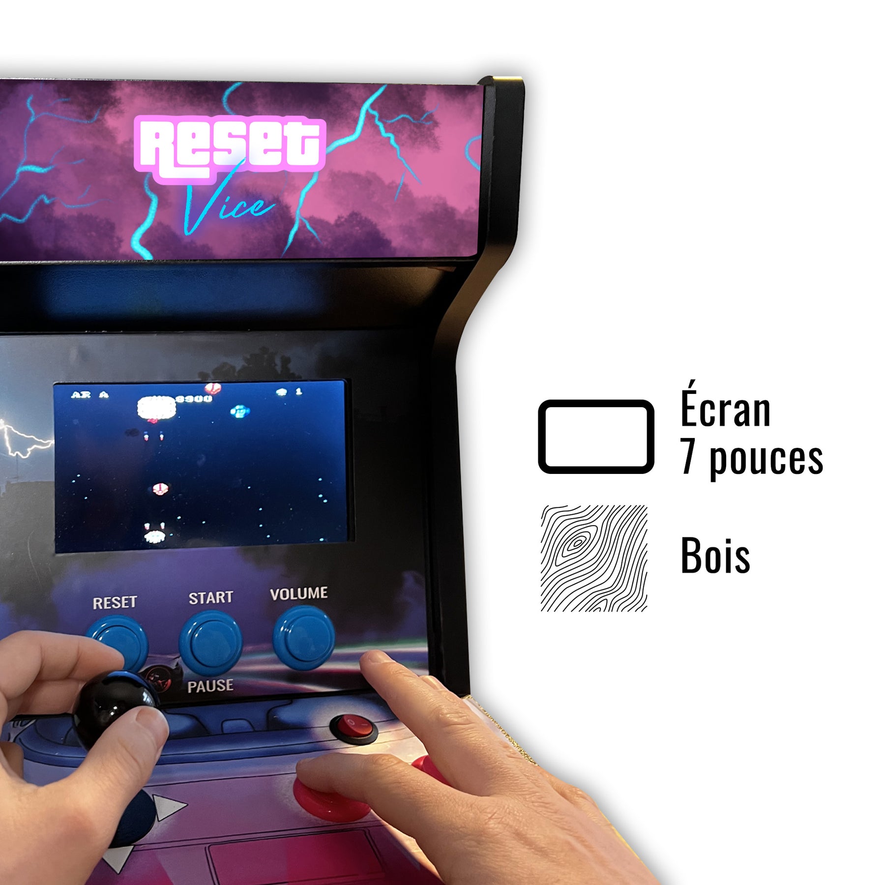 Votre borne d'arcade personnalisable XXL écran 27' pouces à